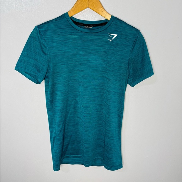 Gymshark Teal Speed T-Shirt | S - Picture 1 of 5
